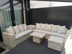 Loungeset loungehoek bank steigerhout loungezetel maatwerk, Tuin en Terras, Ophalen of Verzenden, Hout