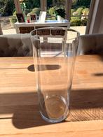 Hoge transparante glazen vaas, Ophalen, Gebruikt, Glas