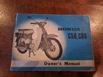 ORIGINEEL Honda C50 C65 Cub Owner's manual december 1969, Vélos & Vélomoteurs, Modes d'emploi & Notices d'utilisation, Comme neuf