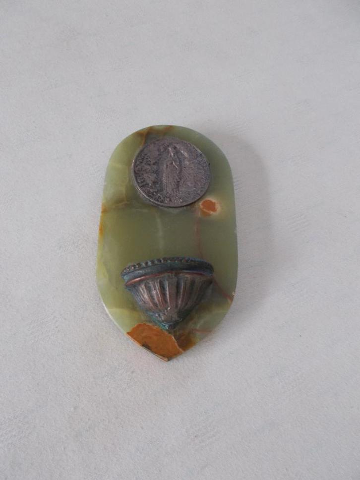 Oud Wijwatervaatje / natuursteen, Antiek en Kunst, Curiosa en Brocante, Ophalen