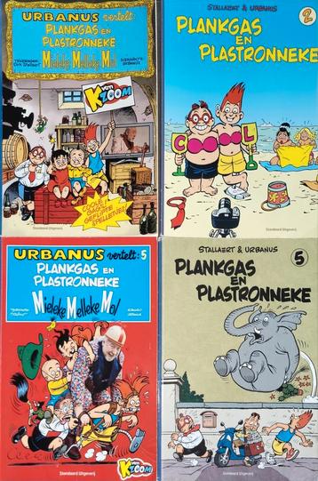 4 Strips Urbanus "plankgas en plastronneke" beschikbaar voor biedingen