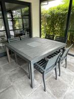 Tuintafel - gratis, Tuin en Terras, Ophalen, Gebruikt, Vierkant, Hout