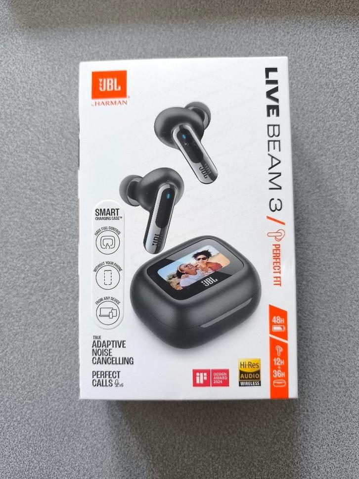 Earbuds JBL Live Beam 3 ANC - noise cancelling earbuds, Audio, Tv en Foto, Hoofdtelefoons, Nieuw, Op oor (supra aural), Overige merken