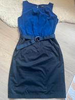 Blauwe jurk met riem Esprit maat xs, Ophalen, Blauw, Maat 34 (XS) of kleiner, Gedragen