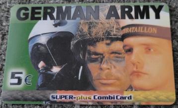 German Army - oude telefoonkaart 