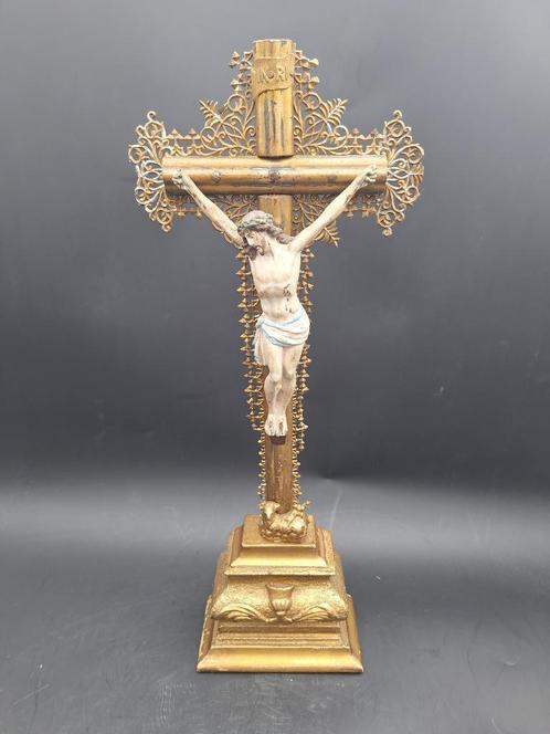 oud houten kruis, begin 1900, Antiek en Kunst, Curiosa en Brocante, Ophalen of Verzenden