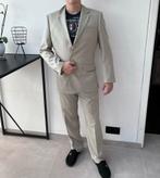 Beige herenpak maat 48 in nieuwstaat, Maat 48/50 (M), Beige, Ophalen of Verzenden, Zo goed als nieuw