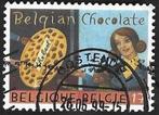 1 Postzegel 1999 Belgische chocolade, Postzegels en Munten, Frankeerzegel, Ophalen of Verzenden, Gestempeld, Gestempeld