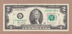 2 dollars USA 2017 lage serie nummer 07, Postzegels en Munten, Verzenden, Noord-Amerika, Los biljet