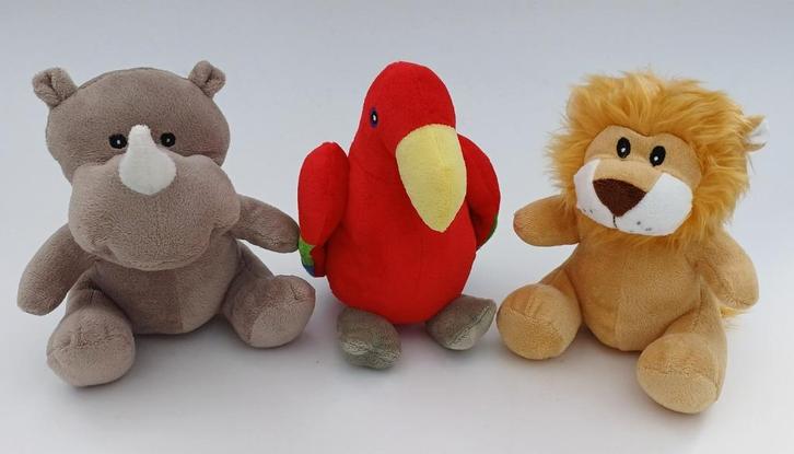 3 knuffels Pairi Daiza, Kinderen en Baby's, Speelgoed | Knuffels en Pluche, Ophalen