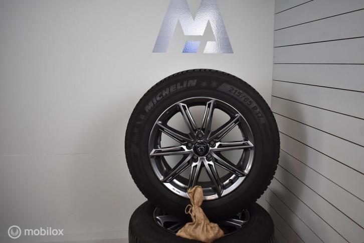 LM-velgen + Michelin winterbanden 3008 Grandland Nieuwstaat!, Auto-onderdelen, Banden en Velgen, Banden en Velgen, Winterbanden