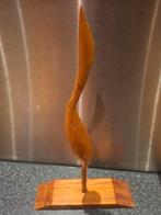 Vintage houten kraanvogel, Antiek en Kunst, Ophalen of Verzenden