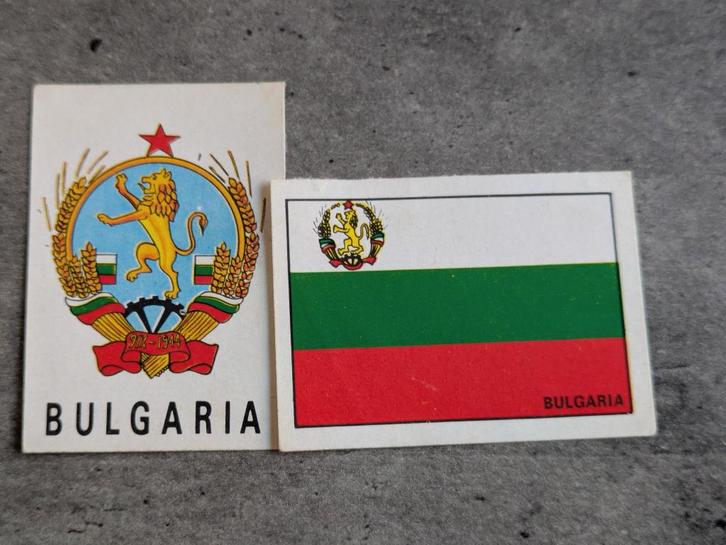 PANINI WK 1970 EMBLÈME  DRAPEAU DU MEXIQUE BULGARIE FOOTBALL, Hobby & Loisirs créatifs, Autocollants & Images, Comme neuf, Autocollant