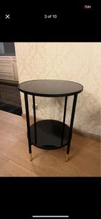 2x Zwarte  twee bijzettafels alles van ikea, Huis en Inrichting, Tafels | Bijzettafels, Ophalen, Zo goed als nieuw