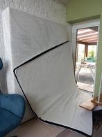 A vendre lit double + matelas double 160-200, Enlèvement ou Envoi, Utilisé, 200 cm, Bois