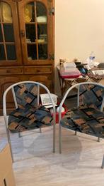2 vintage stoffen stoelen, Ophalen of Verzenden, Zo goed als nieuw