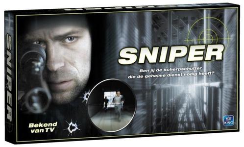 Sniper (Bordspel), Hobby en Vrije tijd, Gezelschapsspellen | Bordspellen, Gebruikt, Een of twee spelers, Drie of vier spelers