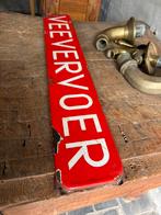 Emaille bord veevervoer, Ophalen, Gebruikt, Reclamebord