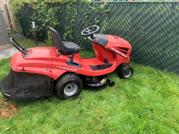 HVC zitmaaier, Tuin en Terras, Zitmaaiers, Gebruikt, 90 tot 120 cm, Elektrische starter, Opvangbak, Ophalen