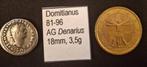 Keizer 2.3 - Domitianus - Zilver AG Denarius - GVF, Ophalen of Verzenden, Overige landen, Losse munt, Zilver
