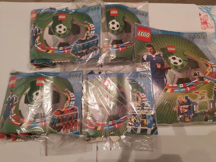 Lot - Lego Voetbal - jaren '90, Kinderen en Baby's, Speelgoed | Duplo en Lego, Zo goed als nieuw, Lego, Ophalen of Verzenden