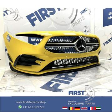 W177 A KLASSE 2022 A35 PERFORMANCE AMG VOORBUMPER GEEL AERO  beschikbaar voor biedingen