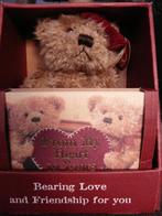 Mooi beertje met tekstboekje, geschenktip voor Valentijn, Collections, Ours & Peluches, Enlèvement, Neuf, Ours en tissus, Autres marques