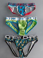 2 Sexy Jocktraps Andrew Christian  en Aussiebum, Enlèvement ou Envoi, Bleu, Andrew christian, Slip