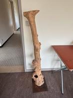 Houten ornament boomtak met stalen voet, Enlèvement