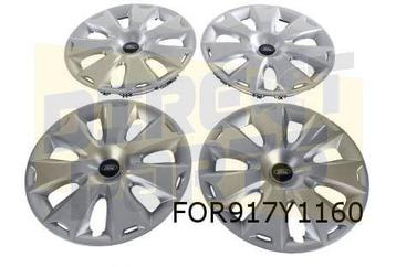 Ford Wieldoppen set 16'' zilver (set 4 stuks) (design M) Ori beschikbaar voor biedingen