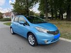 Nissan Note benzine, Auto's, Zwart, Blauw, Leder, Handgeschakeld