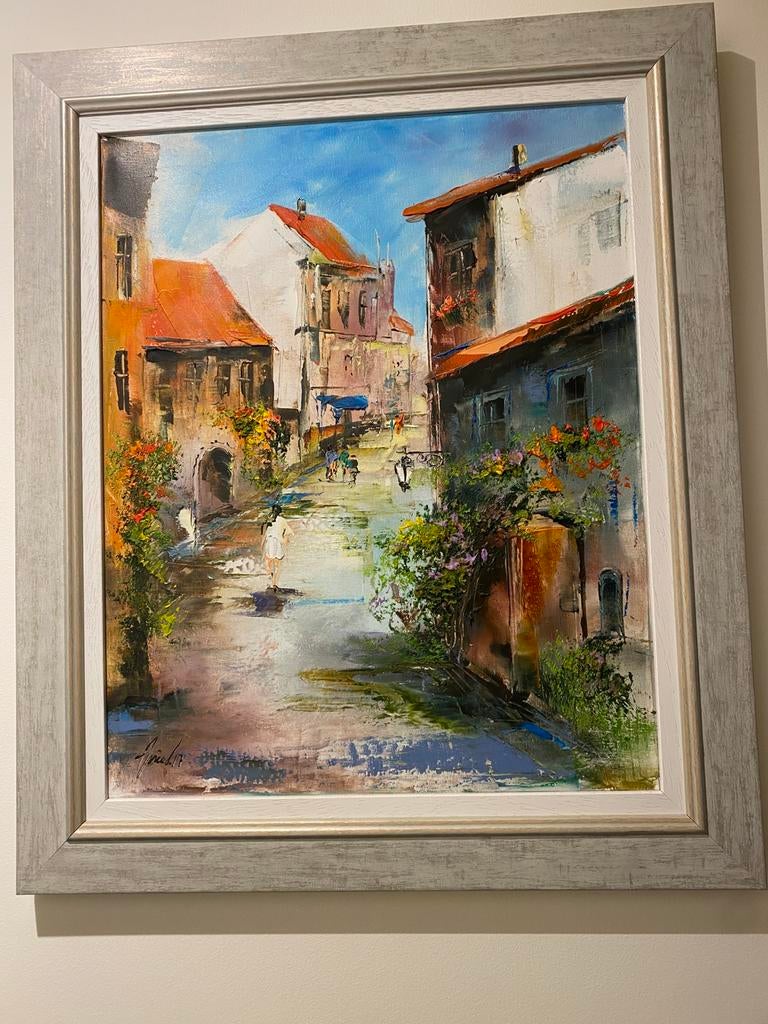 Peinture à l'huile Alfred Anio, Enlèvement