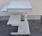 Computertafel/ laptop of bijzettafel, zachtgrijs., Informatique & Logiciels, Tables d'ordinateur portable, Enlèvement, Comme neuf