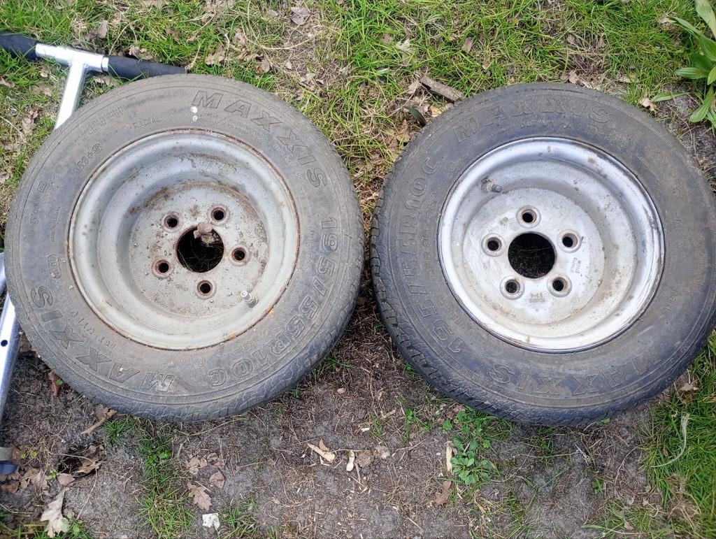 2 wielen 10 inch voor aanhangwagen, Ophalen, Gebruikt