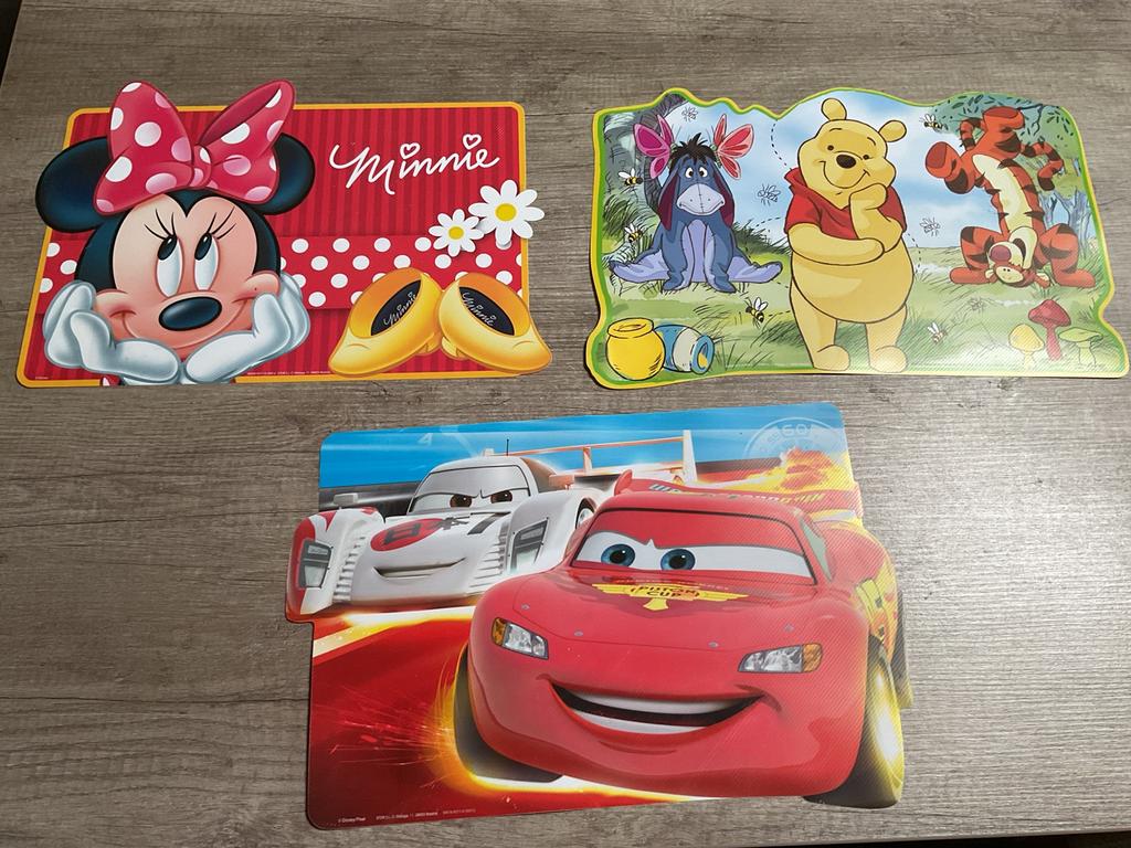 3 placemats voor kinderen, Ophalen of Verzenden, Zo goed als nieuw