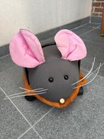 Muis op wieltjes voor peuter, Ophalen, Zo goed als nieuw, Auto, Met wieltjes