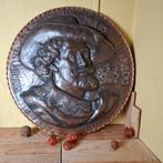 PLAQUE MURALE DECORATIVE "PETRUS PAULUS RUBENS" EN CUIVRE, Antiquités & Art, Antiquités | Assiettes décoratives & Carrelages, Enlèvement