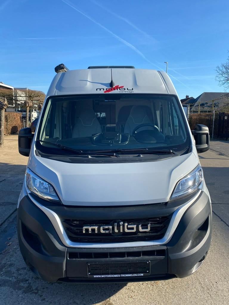 Carthago Malibu 600 GT, Buscamper of Camperbus, Ringverwarming, Fiat, Fietsendrager