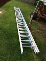Aluminium 3-delige ladder, Ophalen, Nieuw, Ladder, Opvouwbaar of Inschuifbaar