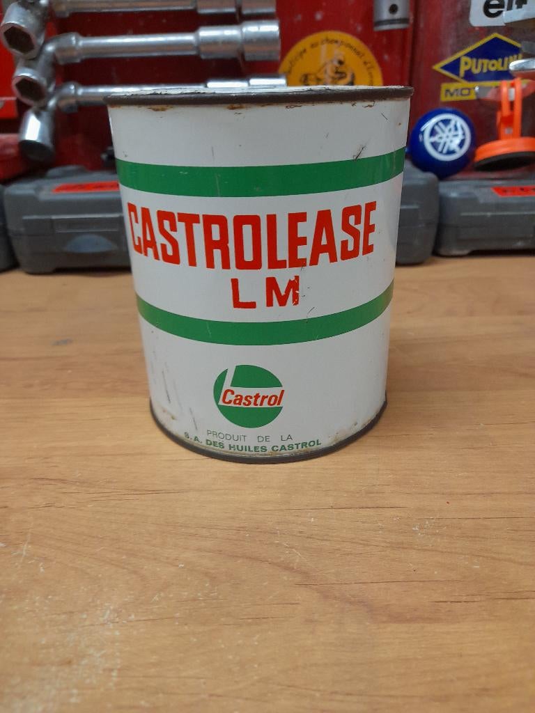 ancien pot graisse vide castrol LM, Envoi, Utilisé, Autres types