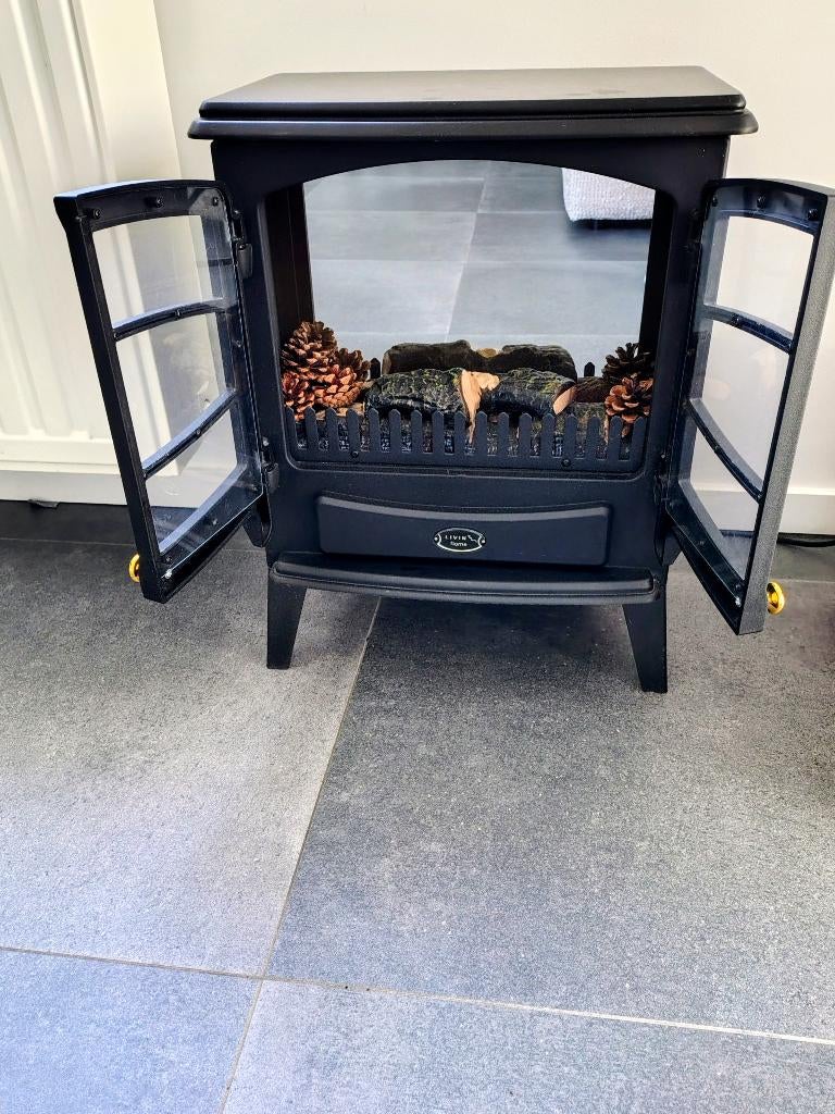 Elektrisch kacheltje, Maison & Meubles, Cheminées, Utilisé, Cheminée électrique, Enlèvement