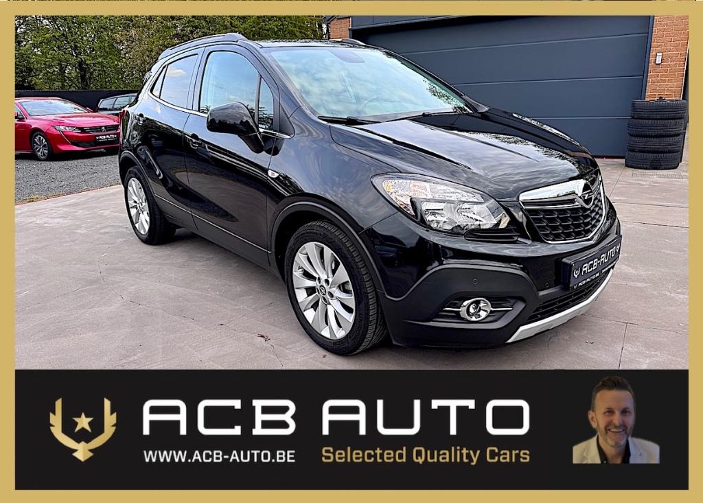 Opel Mokka 1.4 Turbo Cosmo Automaat / 57052 km, Euro 6, 4 cilinders, 149 g/km, Zwart