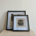 Twee zwarte kaders met glas, Ophalen, Zo goed als nieuw