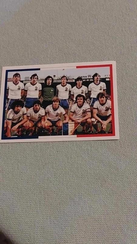 Panini/Sticker/Fiers d'êtres Bleus / Frankrijk op Euro 1984, Ophalen of Verzenden, Nieuw, Poster, Plaatje of Sticker