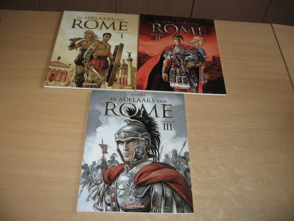 De adelaars van Rome : Deel 1 + 2 + 3 in eerste druk., Boeken, Stripverhalen, Meerdere stripboeken, Ophalen of Verzenden, Zo goed als nieuw