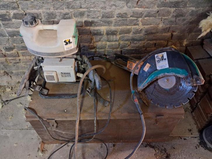 Doorslijper met waterreservoir, Bricolage & Construction, Outillage | Meuleuses, Enlèvement