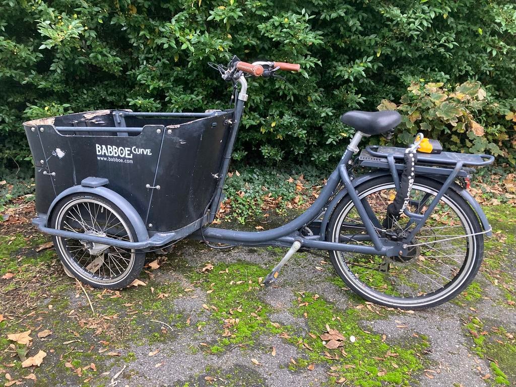 Bakfiets Babboe curve, Fietsen en Brommers, Fietsen | Bakfietsen, Gebruikt, 3 kinderen, Elektrisch, Ophalen