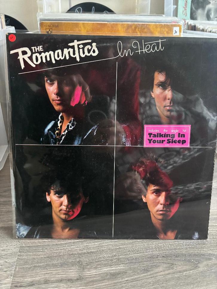 LP - the romantics - in heat, Cd's en Dvd's, Vinyl | Rock, Gebruikt, Poprock, 12 inch, Ophalen of Verzenden