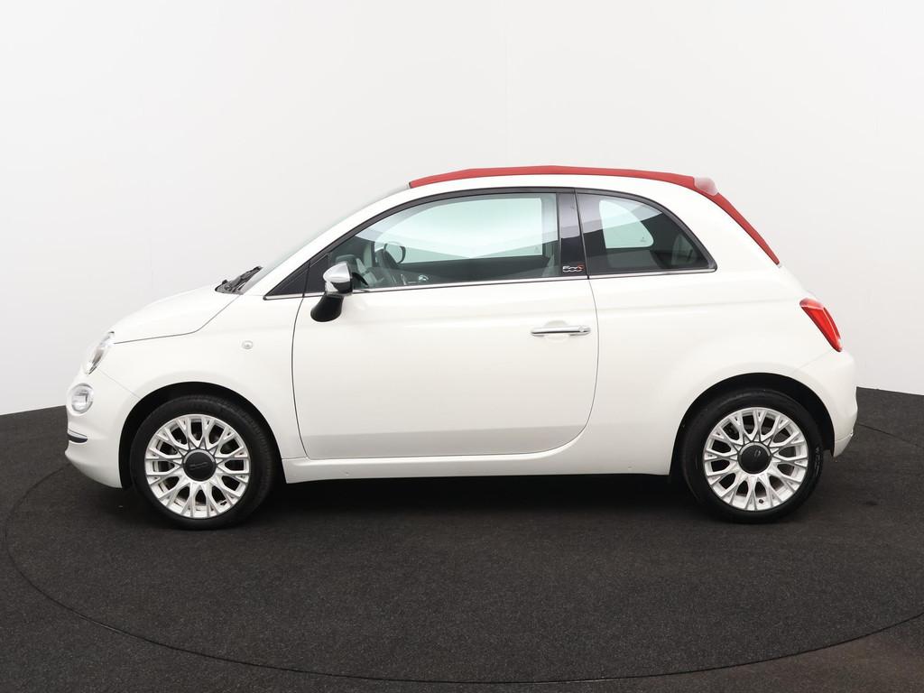 Fiat 500C 1.2 Lounge +gps+park pilot achteraan, Auto's, Voorwielaandrijving, 4 zetels, Stof, Gebruikt