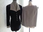 Ensemble jupe + genre chemisier. Noir carreaux. Taille 38/40, Maat 38/40 (M), Overige kleuren, Verzenden, Gedragen